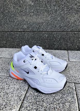 Кроссовки nike m2k white/orange