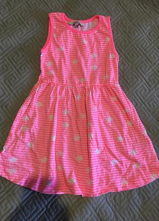 Яркое платье на девочку 3-4 года