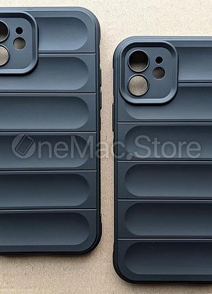 Захисний soft touch чохол для iphone 12 (чорний/black)