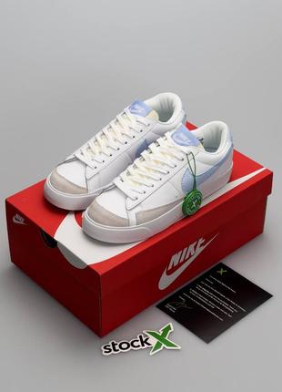 Кроссовки женские nike blazer low белые / кросівки жіночі найк блейзер білі кроссы