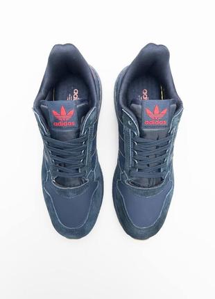 Кросівки чоловічі adidas zx500 rm сині / кросівки чоловічі адідас адідас сині кроси2 фото