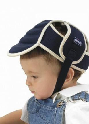 Дитячий шолом захисний chicco bumper bonnet синій.