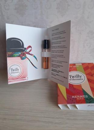 hermes Blanc twilly d'hermes, пробник