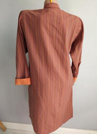 Туніка, сукня- сорочка зі 100% бавовни в смужку, khaadi.2 фото
