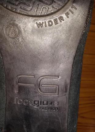 Замшевые ботильоны бренд footglove  m&s англия в стиле ugg р.7,5/39,5-40,56 фото