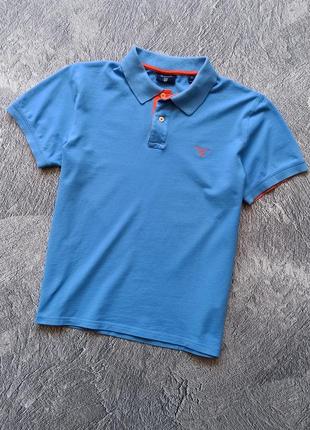 Поло gant blue