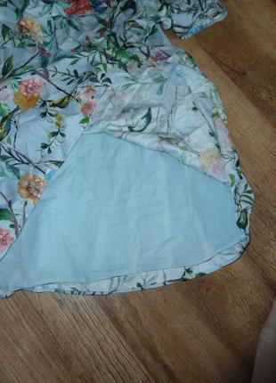 Платье zara на 7 лет рост 122 см, сделано в марокко, 100% вискоза