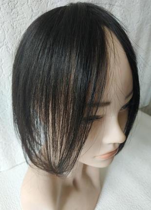 Накладка парик шиньон топер 100%натуральный волос2 фото