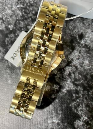 Часы versace золотистые оригинал бренд3 фото
