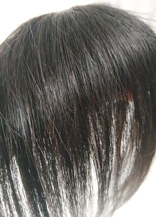 Накладка парик шиньон топер 100%натуральный волос6 фото