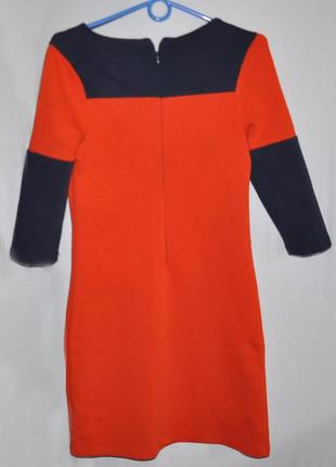 Оранжевое платье3 фото