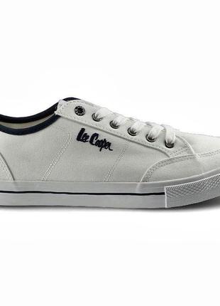 Стильные сникеры слипоны lee cooper 0015  белые