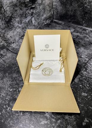 Часы versace золотистые оригинал бренд6 фото