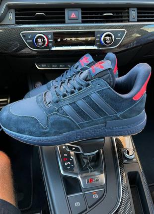 💙adidas zx 500 rm d blue red💙❤️мужские кроссовки адидас зх 500,кросівки адідас сині, чоловічі кросівки8 фото