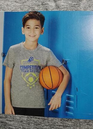 Спортивна футболка 6-8 122-128 лупілу футболочка для занять спортом