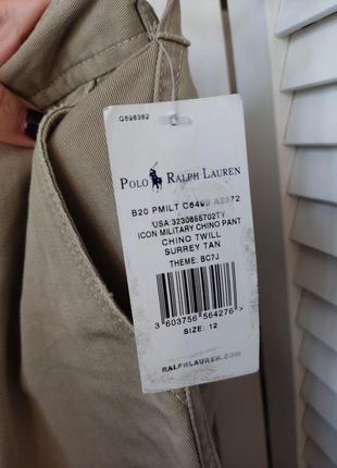 Вкорочені штани polo ralph lauren з етикеткою4 фото