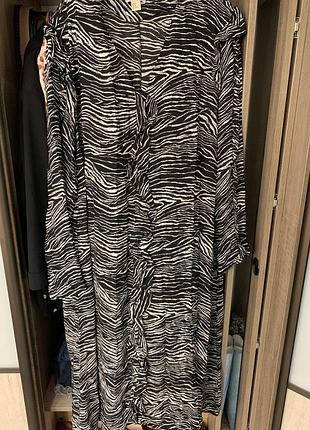 Платье зебра h&m 5