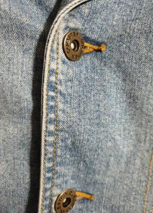 Стильна стрейчева джинсова куртка dubster від h&m3 фото
