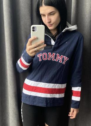 Худі томік томі томмі хілфігер tommy hilfiger з великим логотипом лого біг лого з капюшоном4 фото