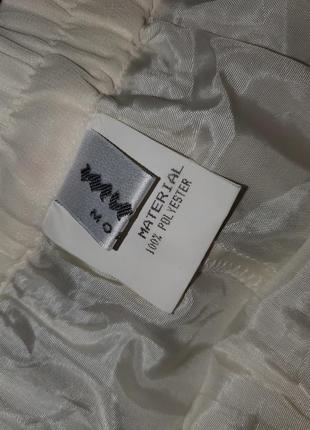 Молочная шифоновая шикарнейшая юбка германия5 фото