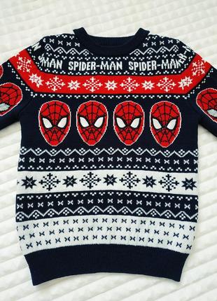 Дитячий светр spider man від primark1 фото