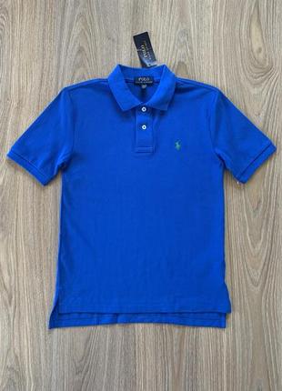 Подростковая хлопковая поло футболка polo ralph lauren