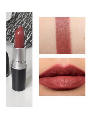 Кремова губна помада mac cosmetics satin lipstick verve