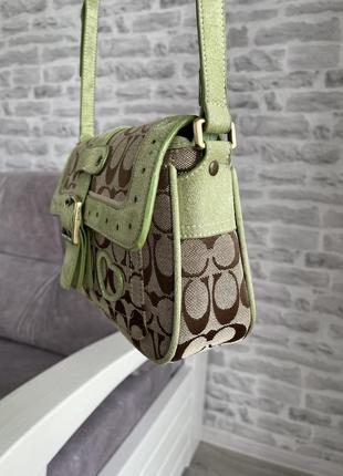 Кожаная сумка coach винтаж 5