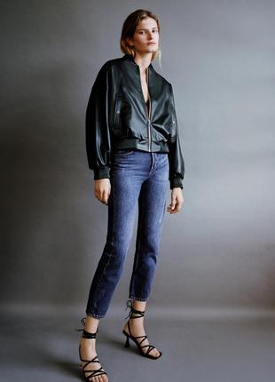 Zara girlfriend синие джинсы 36 размер4 фото