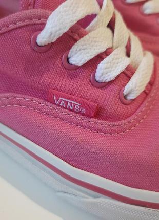 Розовые кеды vans 3