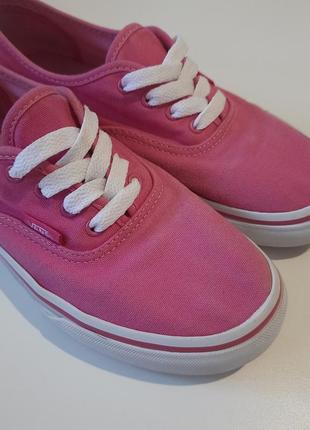 Розовые кеды vans