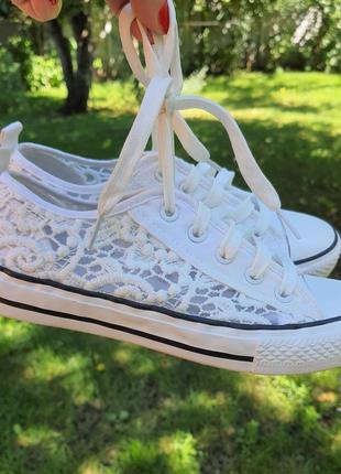 Кеди sinsay мереживні жіночі ажурні