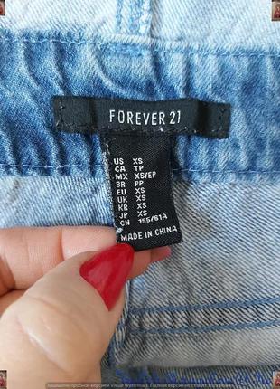 Фирменный forever 21 стильный яркий джинсовый комбинезон-варёнка, размер с-ка10 фото