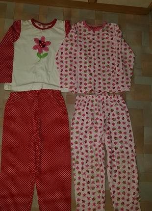 Пижама mothercare котон 3-4 и 4-5 лет 104-110 см