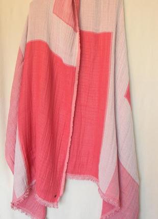 Летний двусторонний палантин 194*71