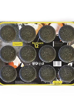 Форма для выпечки maestro 1128-12-mr (38х26х3 см)