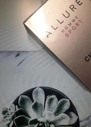 Chanel allure homme sport шанель алюр хом спорт чоловіча туалетна вода оригінал 100мл