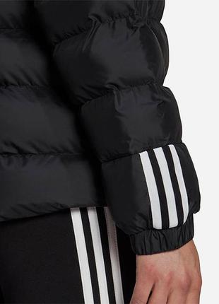 Куртка зимняя женская adidas itavic 3-stripes midweight jacket4 фото