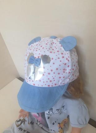Летняя шапочка панама кепка для девочки от 6 месяцев до1,5 года6 фото