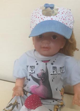 Летняя шапочка панама кепка для девочки от 6 месяцев до1,5 года10 фото