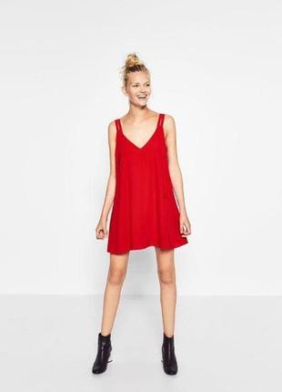 Сарафан с завязками zara