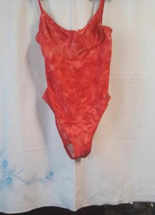 Распродажа шикарний итальянский  купальник коралл