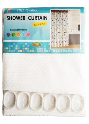 Штора для ванної тканева shower curtain 180x180 см