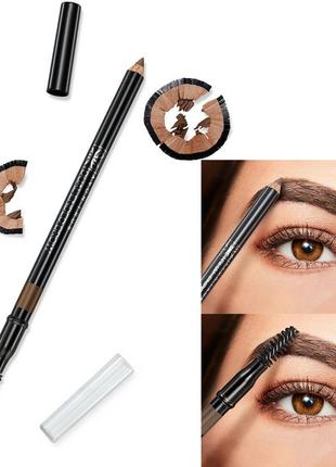 Карандаш для бровей со щеточкой avon true dual ended brow