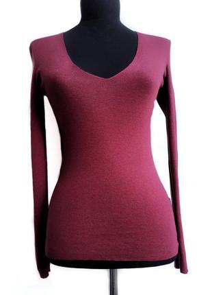 Шовковий лонгслив кофта jigsaw