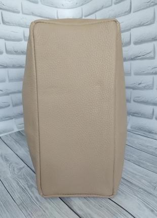 Сумка кожаная !сумка шопер!сумка шкіряна італія!сумка vera pelle6 фото