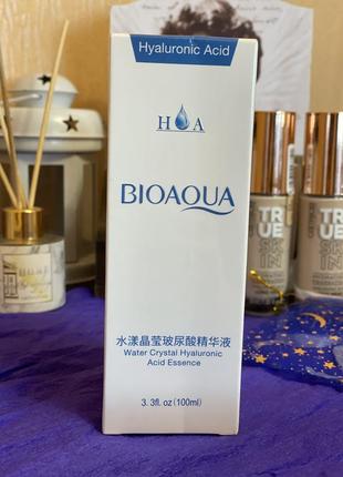 Сироватка для обличчя bioaqua aqua crystal hyaluronic acid stoste з гіалуронової кислотою 100 мл3 фото