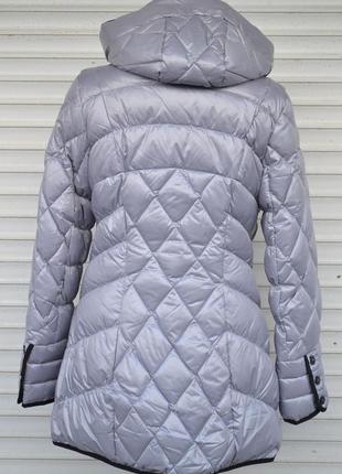 Зимова куртка пуховик mishele 7630 48 розмір4 фото