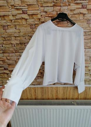 Розпродаж блуза сніжного софту пишний рукав наявність розмірів та кольорів будь-ласка уточнюйте пере4 фото