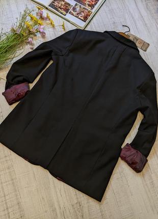 Новий стильний  чорний піджак блейзер4 фото